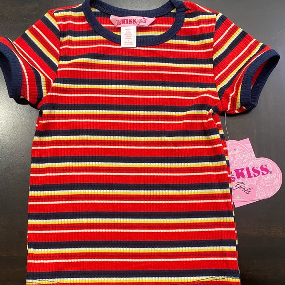 1st Kiss Girls Short Sleeve Shirt Size 7/8 - Picture 5 of 6